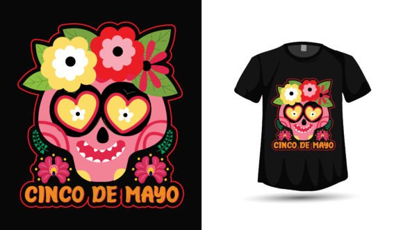 Cinco De Mayo Floral Free Tshirt Design
