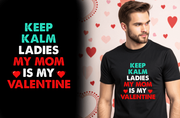 Keep Calm Ladies My Mom is My Valentine