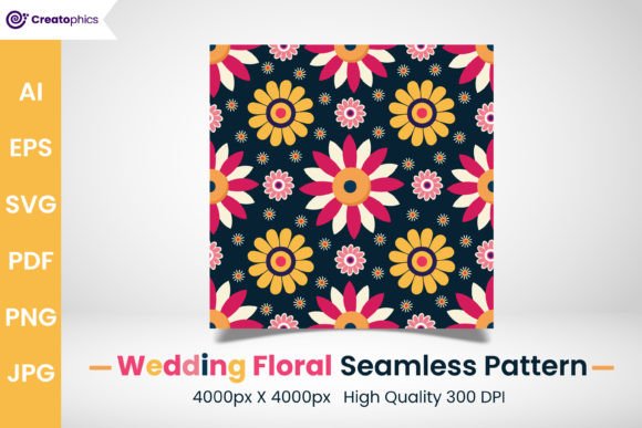 Wedding Seamless Floral Pattern